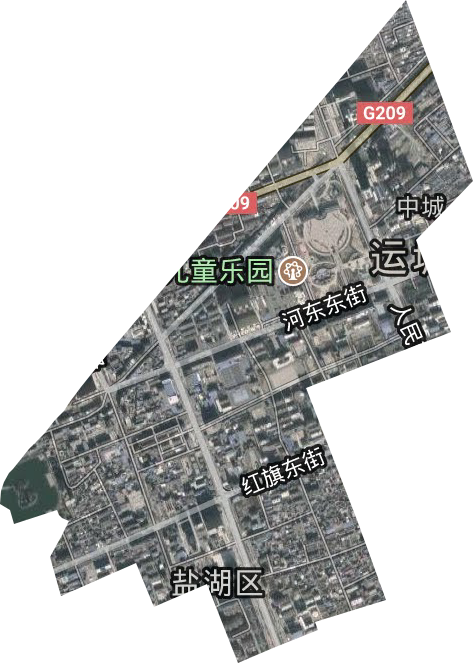 中城街道卫星图