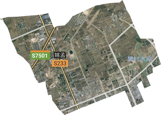 姚孟街道卫星图