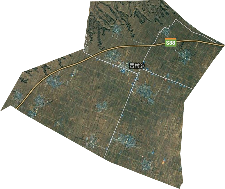 贾村乡卫星图