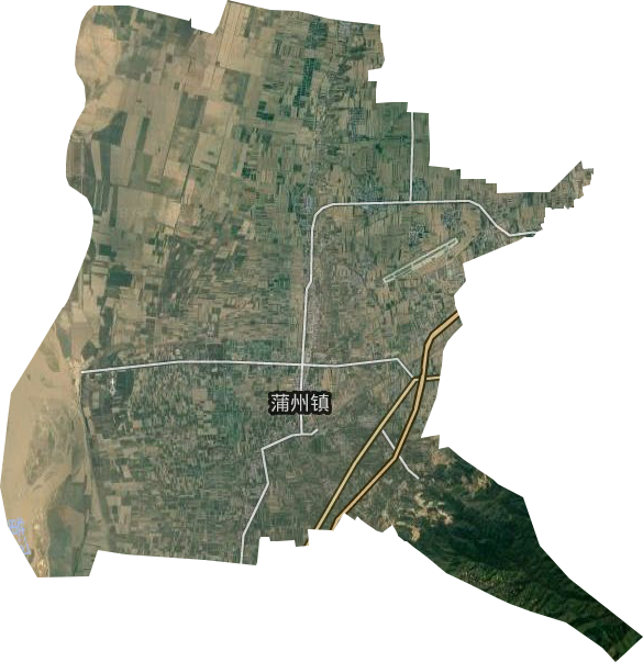 蒲州镇卫星图