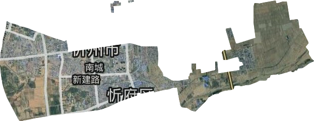 新建路街道卫星图