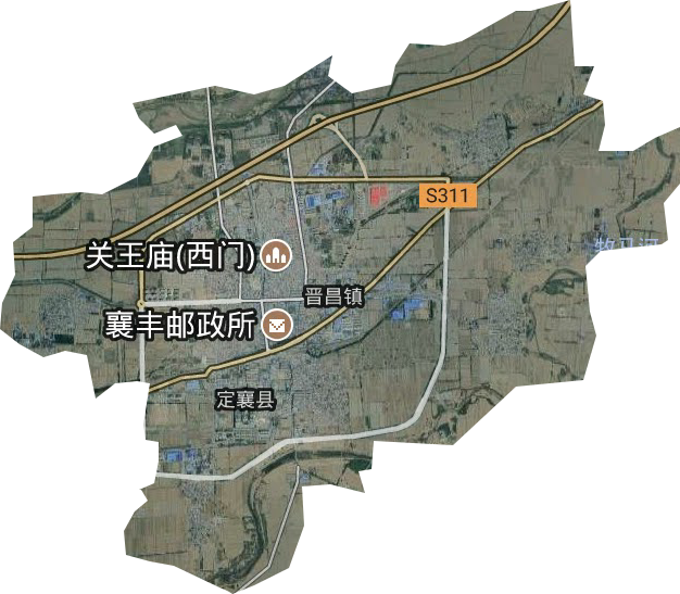 晋昌镇卫星图