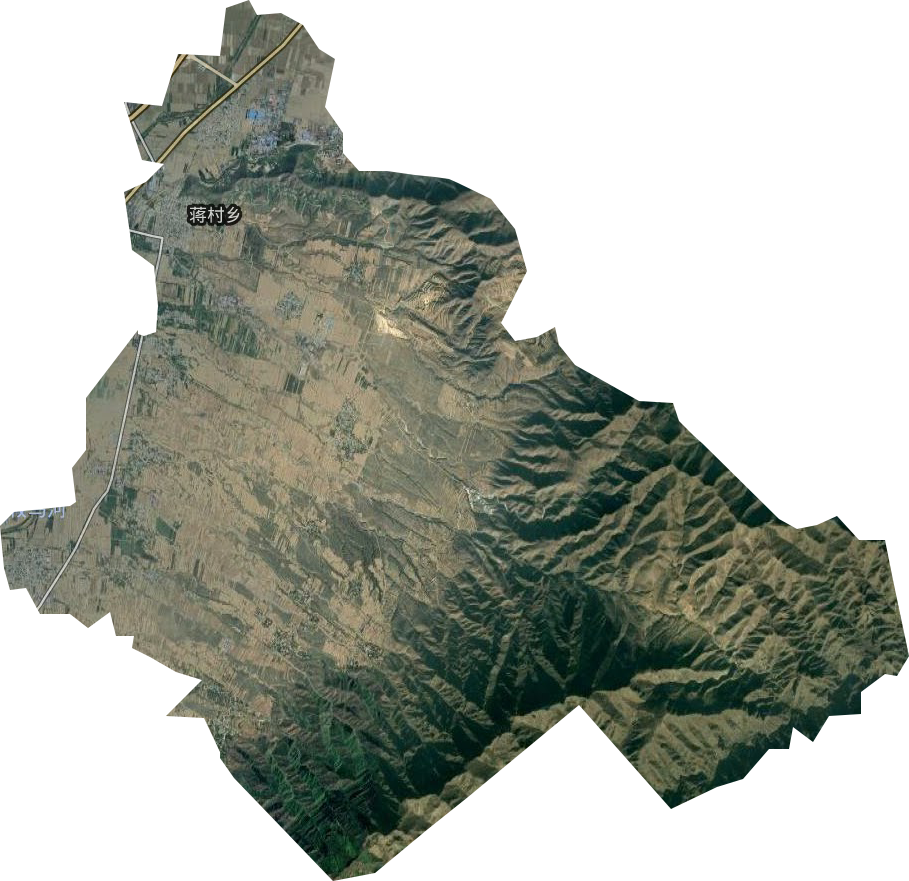 蒋村乡卫星图