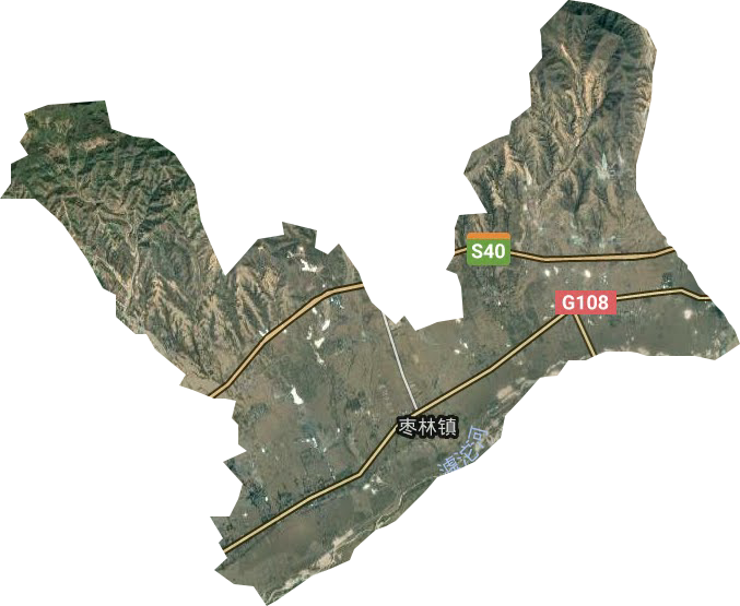枣林镇卫星图