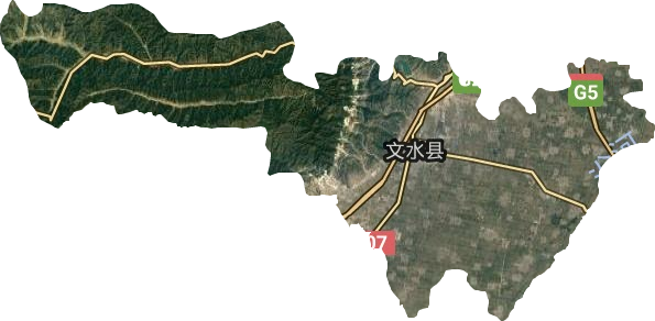 文水县卫星图