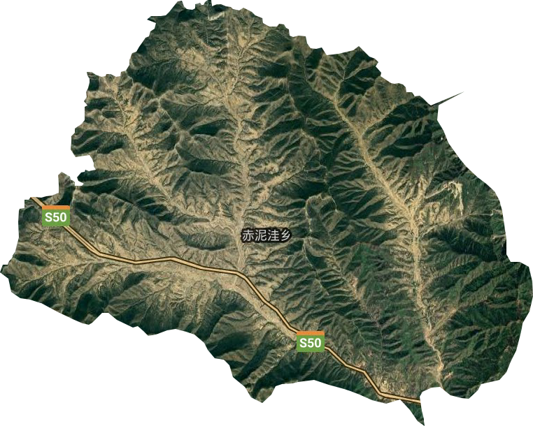 赤泥洼乡卫星图