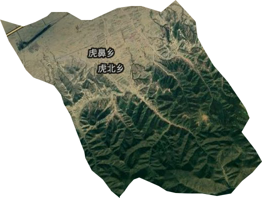 虎北乡卫星图