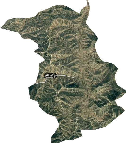 烈堡乡卫星图