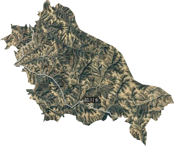 前川乡卫星图