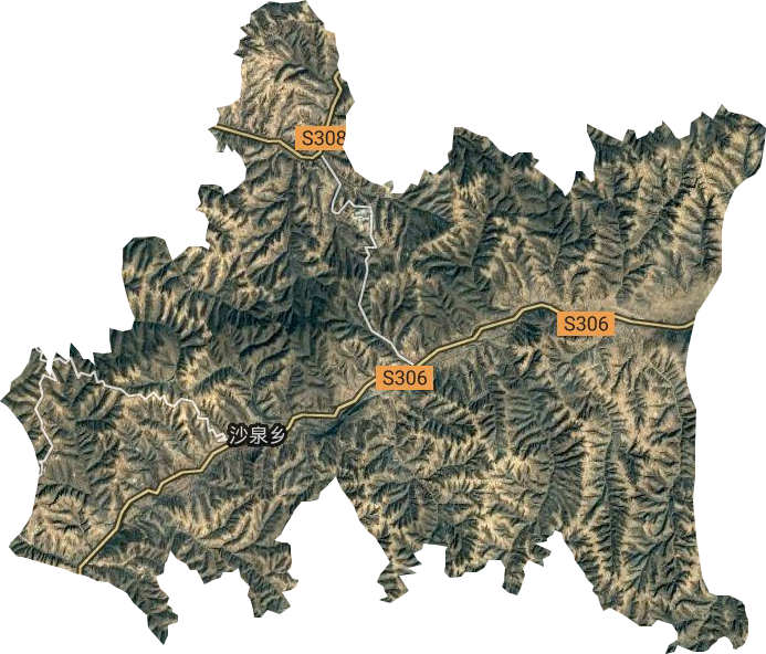 沙泉乡卫星图