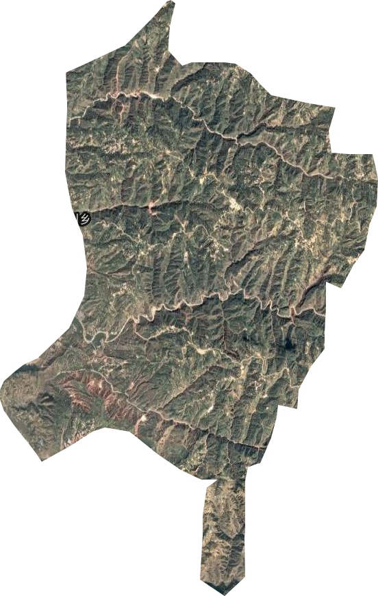 韩家川乡卫星图