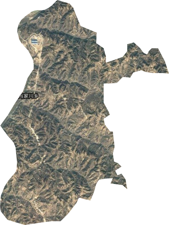 冯家川乡卫星图