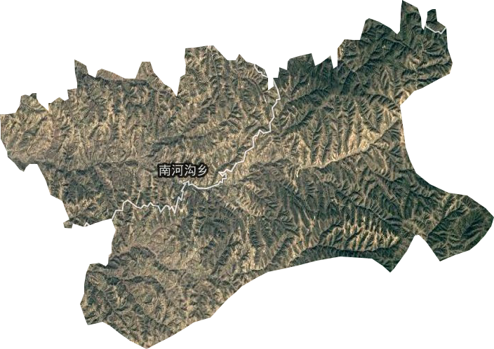 南河沟乡卫星图