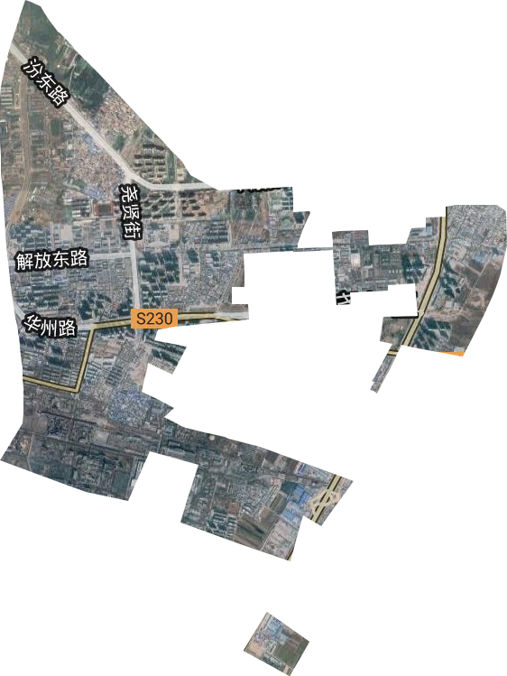 铁路东街道卫星图
