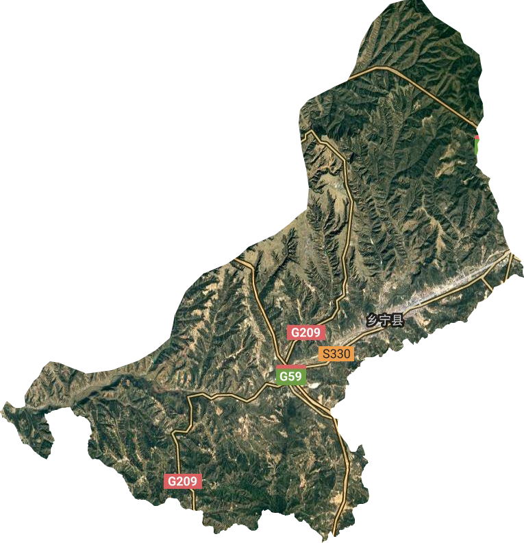 昌宁镇卫星图