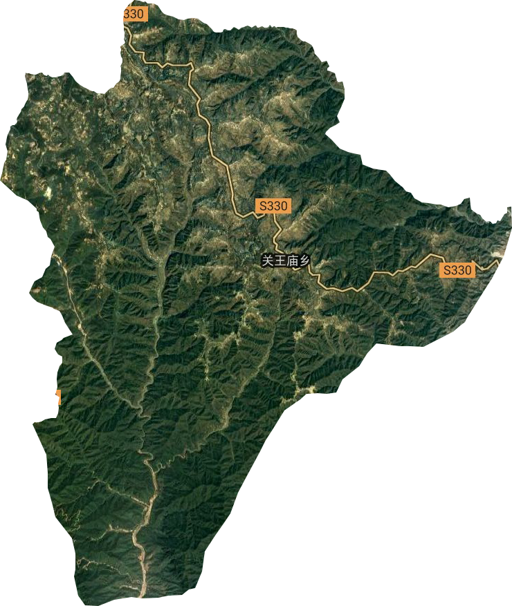 关王庙乡卫星图