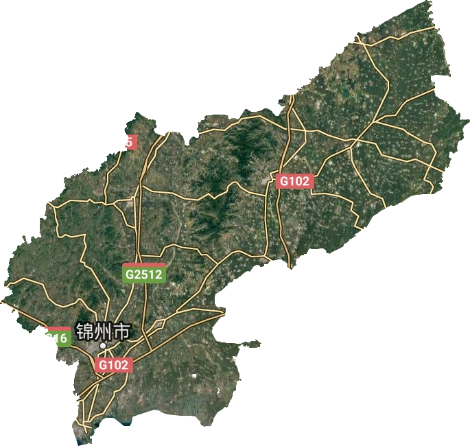 锦州市卫星图