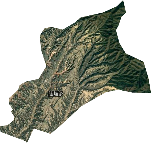 陡坡乡卫星图