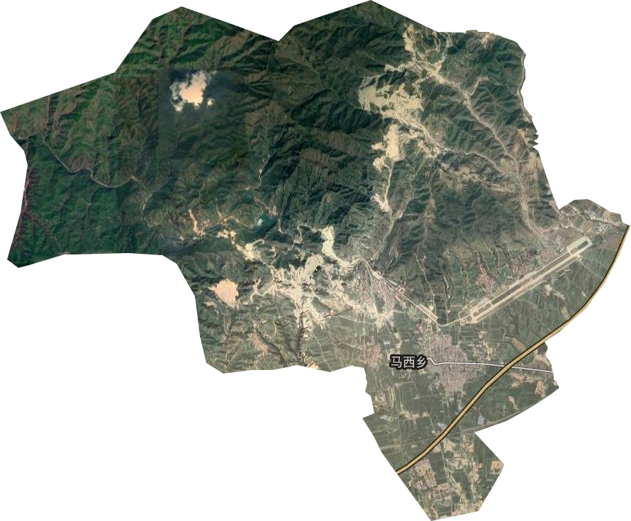 马西乡卫星图