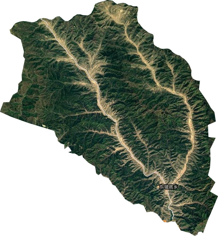 东坡底乡卫星图