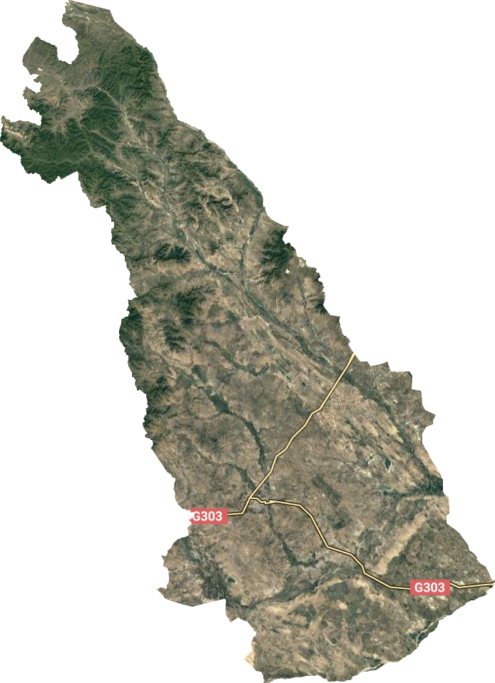 阿鲁科尔沁旗卫星图