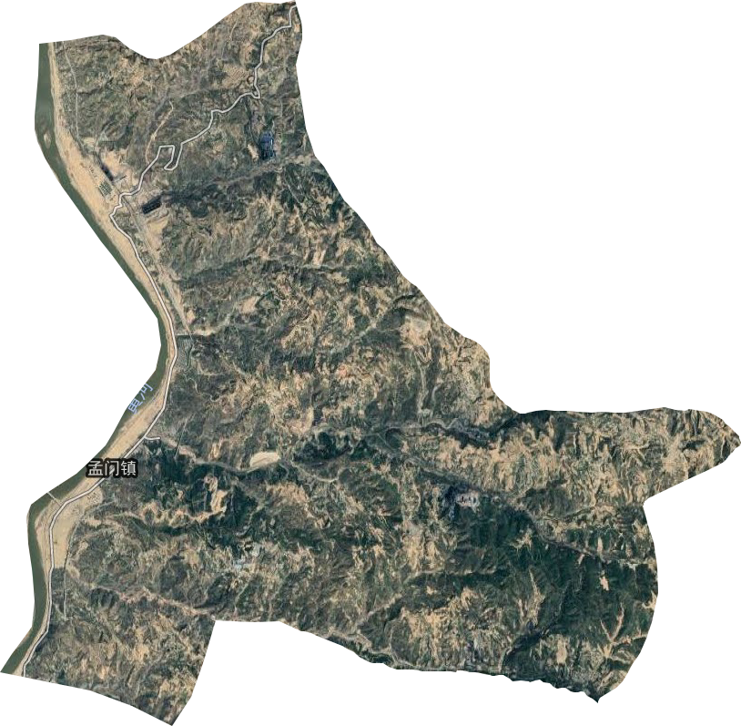 孟门镇卫星图