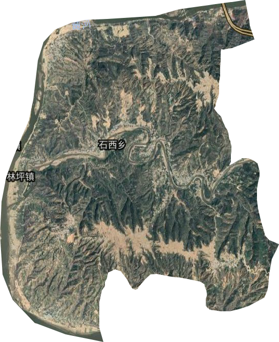 石西乡卫星图
