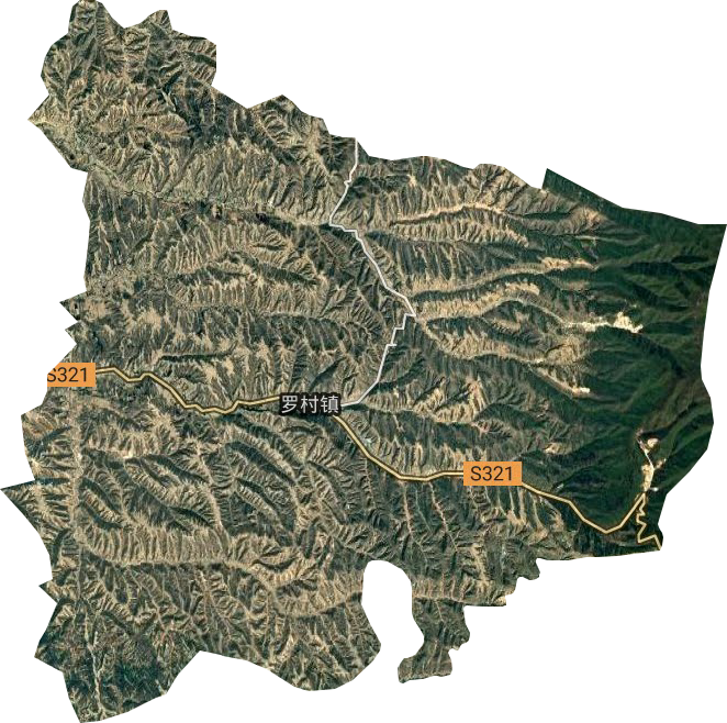 罗村镇卫星图