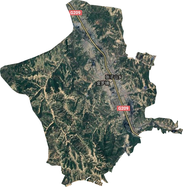 金罗镇卫星图