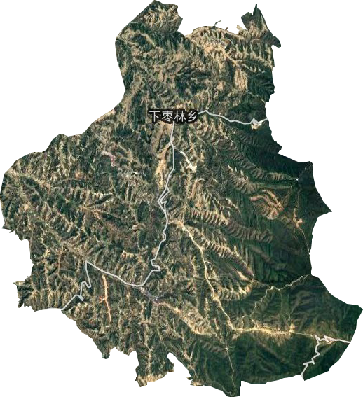 下枣林乡卫星图