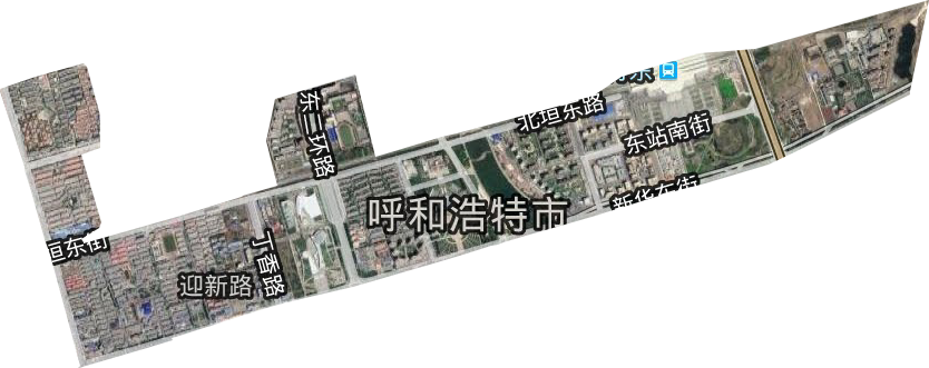 迎新路街道卫星图