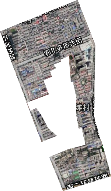 石东路办事处卫星图