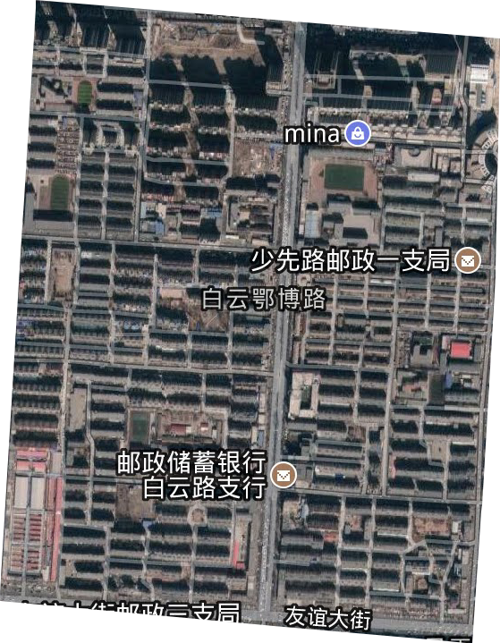 白云路街道卫星图