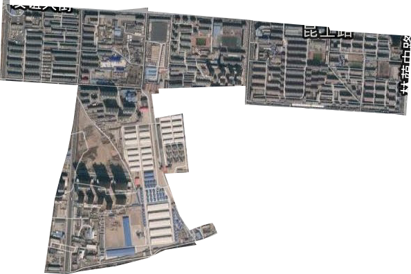 昆工路街道卫星图