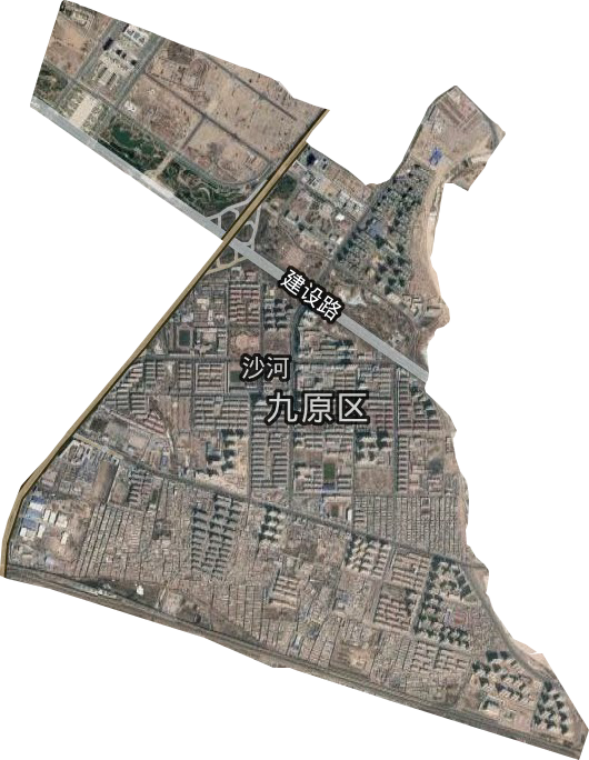 沙河街道卫星图