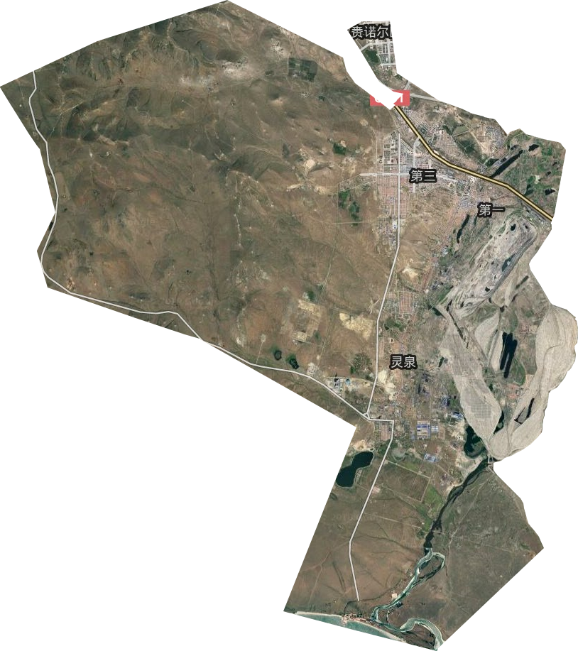 扎赉诺尔区卫星图