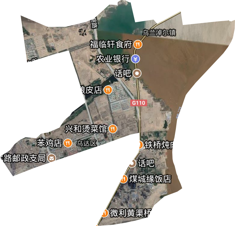 滨海街道卫星图
