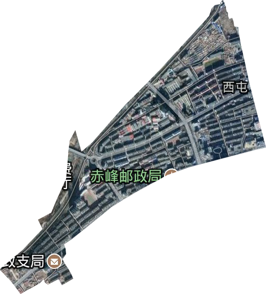 西屯街道卫星图