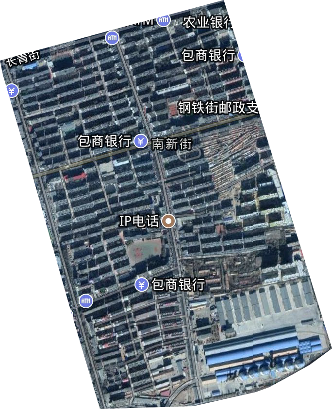 南新街街道卫星图