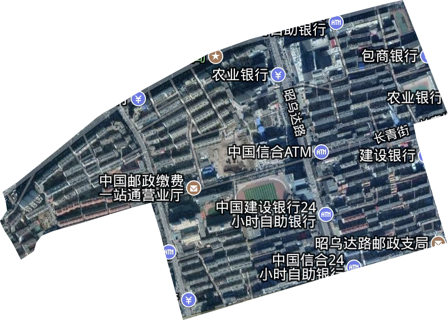 哈达街道卫星图