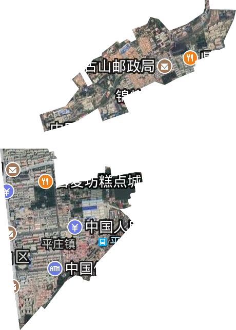 平庄东城街道卫星图