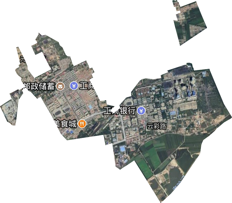 云杉路街道卫星图