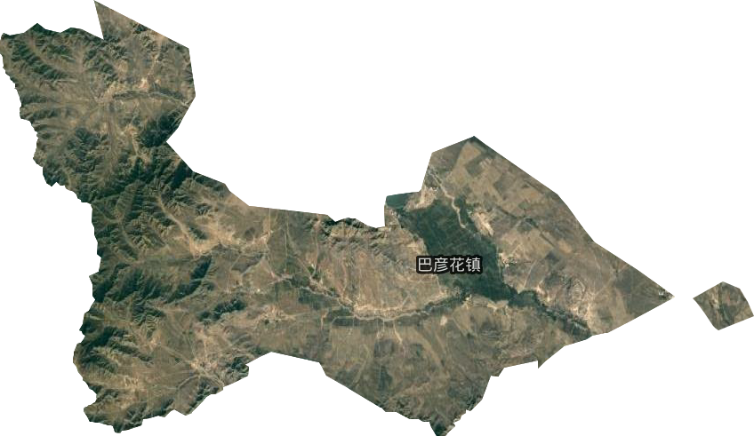 巴彦花镇卫星图