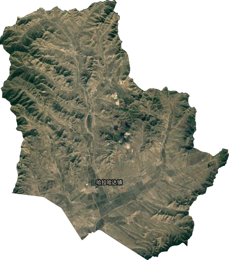 哈拉哈达镇卫星图