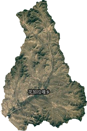 花加拉嘎乡卫星图