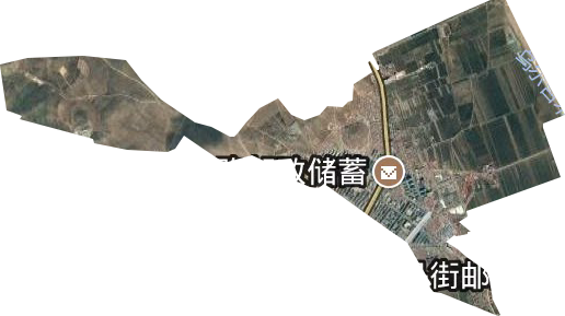 林东东城街道卫星图