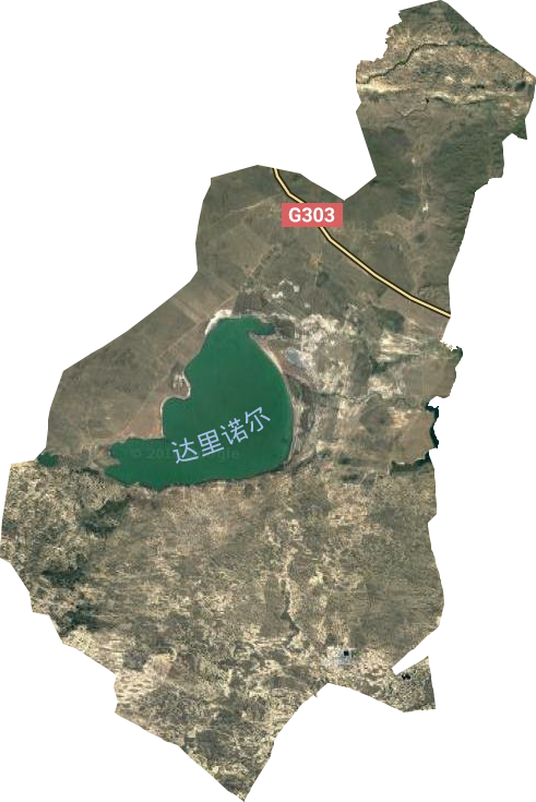 达日罕乌拉苏木乡卫星图