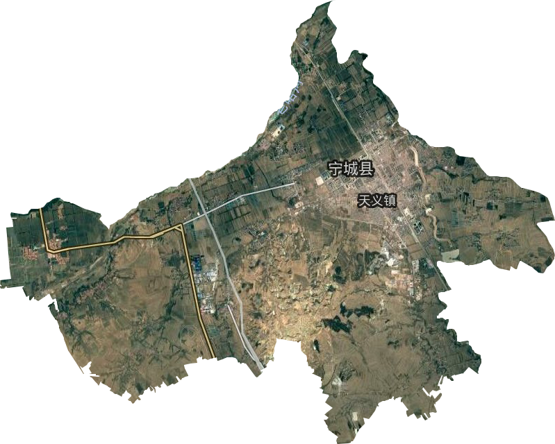 天义镇卫星图