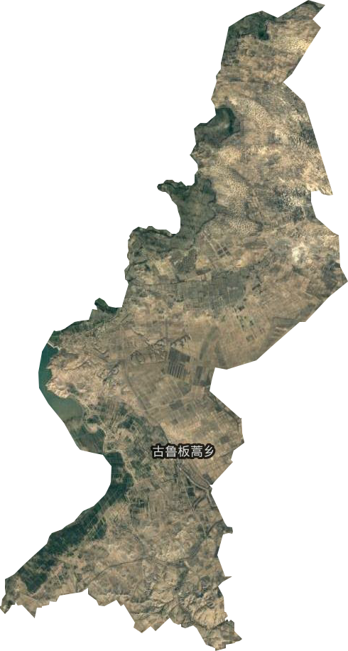 古鲁板蒿乡卫星图