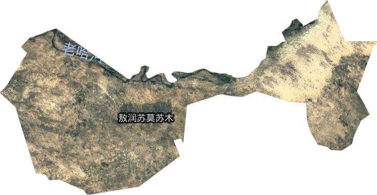 敖润苏莫苏木乡卫星图